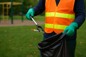 Needle sweeping in North Vancouver